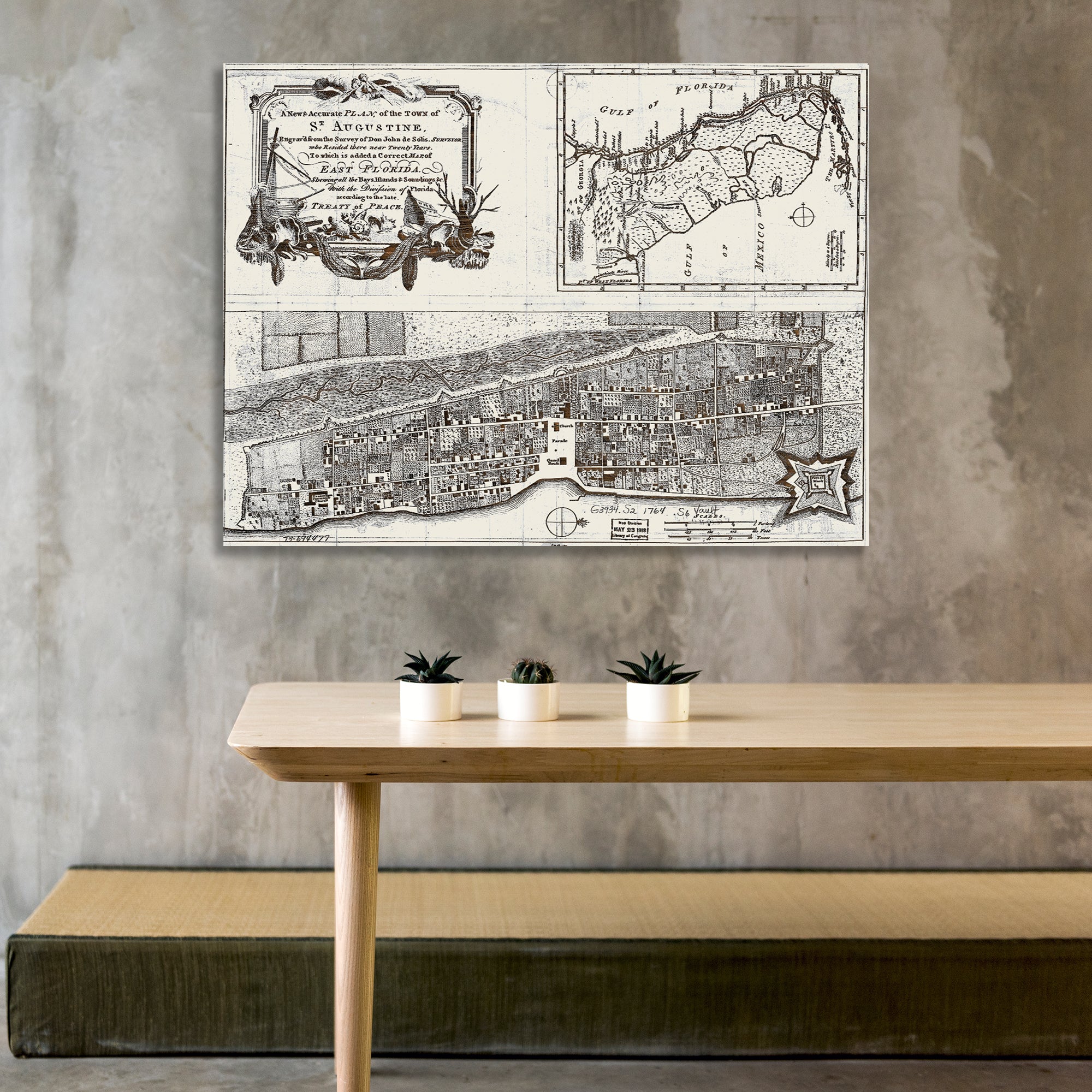 Historic Maps on Wood