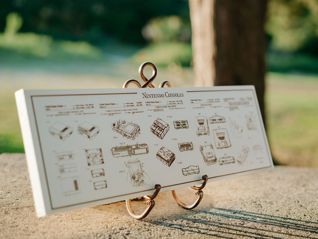 Nintendo Patents Laser Etched In Pine Wood