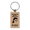 Can't Hear Your Bullshit Over All This Rizz | Etched Keychain
