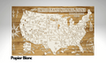 U.S. National Parks, Monuments & More | Pushpin Map on Wood