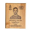 Custom Photo on Alder Wood Plaque | Laser Engraved