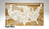 NASCAR Speedways Across the U.S. | Pushpin Map on Wood