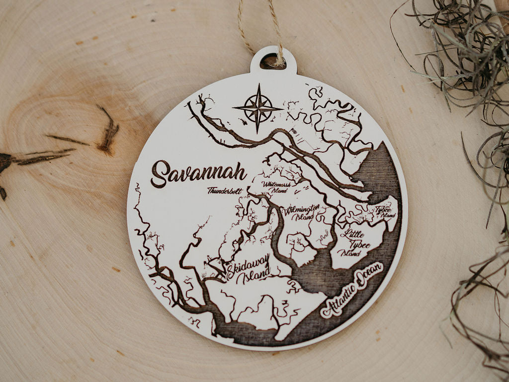 Christmas Ornament - Savannah, GA