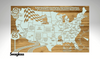 NASCAR Speedways Across the U.S. | Pushpin Map on Wood