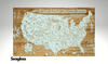 U.S. National Parks, Monuments & More | Pushpin Map on Wood