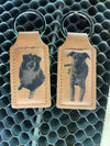 Leather Keychain - Custom