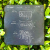 More Patent Coasters - Slate