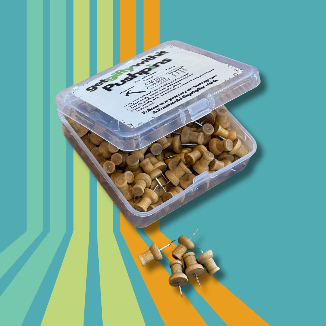 Wood Pushpin Pack (120ct)