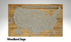 U.S. National Parks, Monuments & More | Pushpin Map on Wood