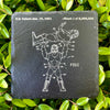 More Patent Coasters - Slate