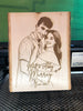 The Heritage Grain Portrait | Live Edge Laser-Etched Wood Art