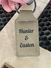 Leather Keychain - Custom