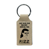 Can't Hear Your Bullshit Over All This Rizz | Etched Keychain