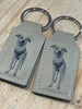 Leather Keychain - Custom