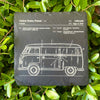 More Patent Coasters - Slate