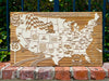 NASCAR Speedways Across the U.S. | Pushpin Map on Wood