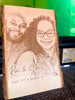Your Photo on Wood | Live Edge Basswood