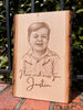 Your Photo on Wood | Live Edge Basswood