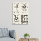 FP0592 - Coffee Quad Engraved Patent (Collective)