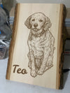 Your Photo on Wood | Live Edge Basswood