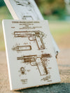 Browning 1911 - Patent on Wood