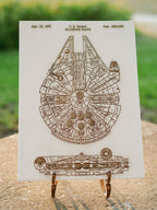 Millennium Falcon - Patent on Wood