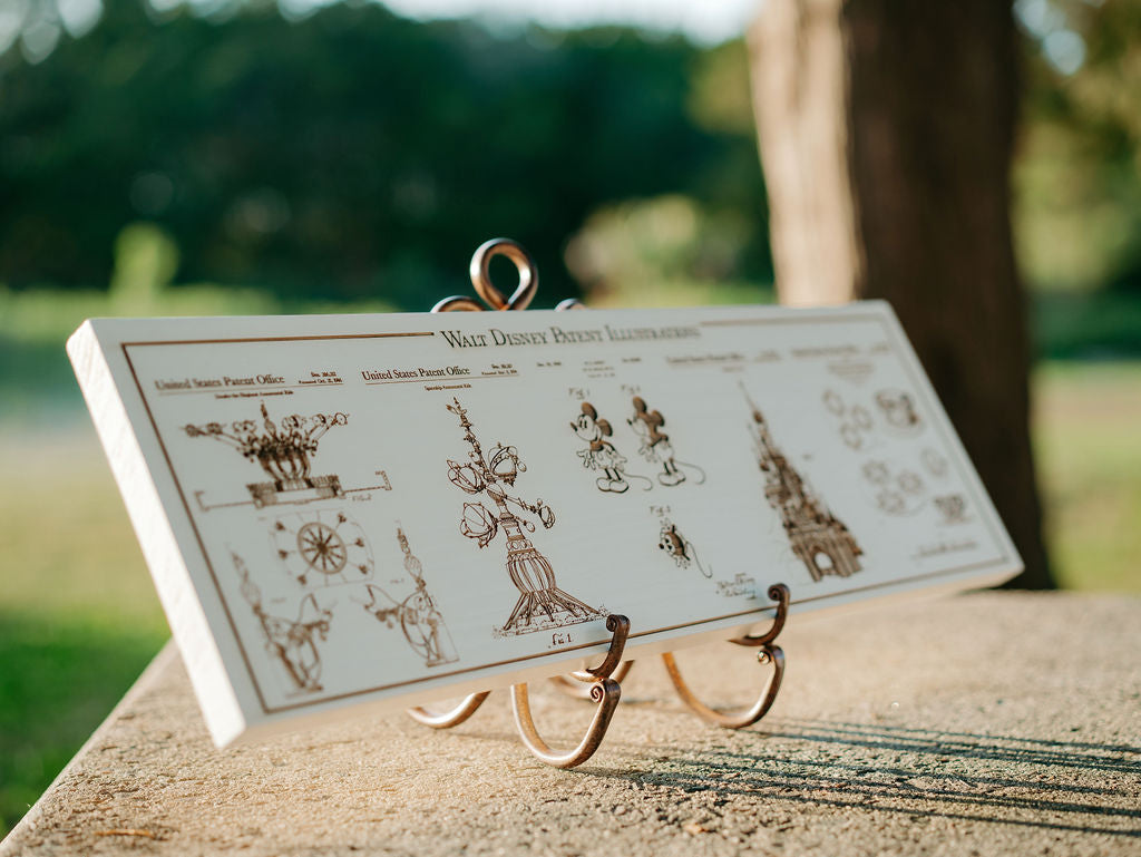 Collage - Disney Patents on Wood