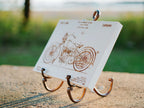 Harley Davidson Cycle Support - Patent on Wood