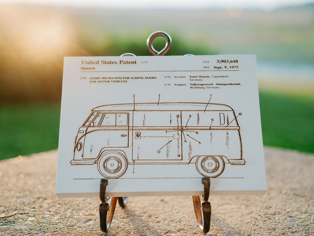 Volkswagen Van - Patent on Wood