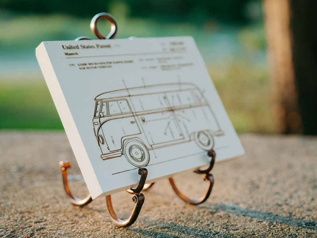 Volkswagen Van - Patent on Wood