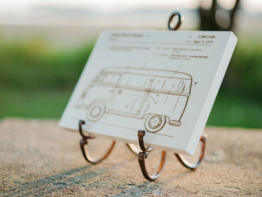 Volkswagen Van - Patent on Wood