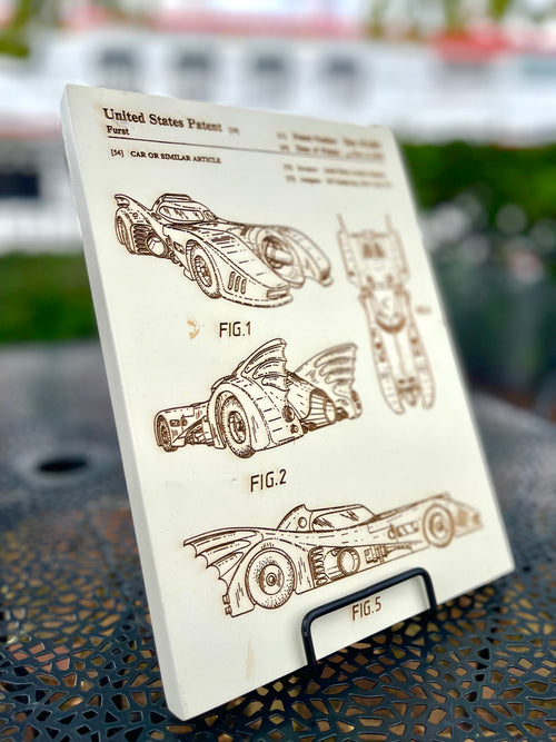 Batmobile - Patent on Wood