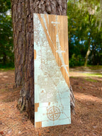 Skinny Boards! - Custom Wood Map