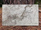 Custom Map on Wood