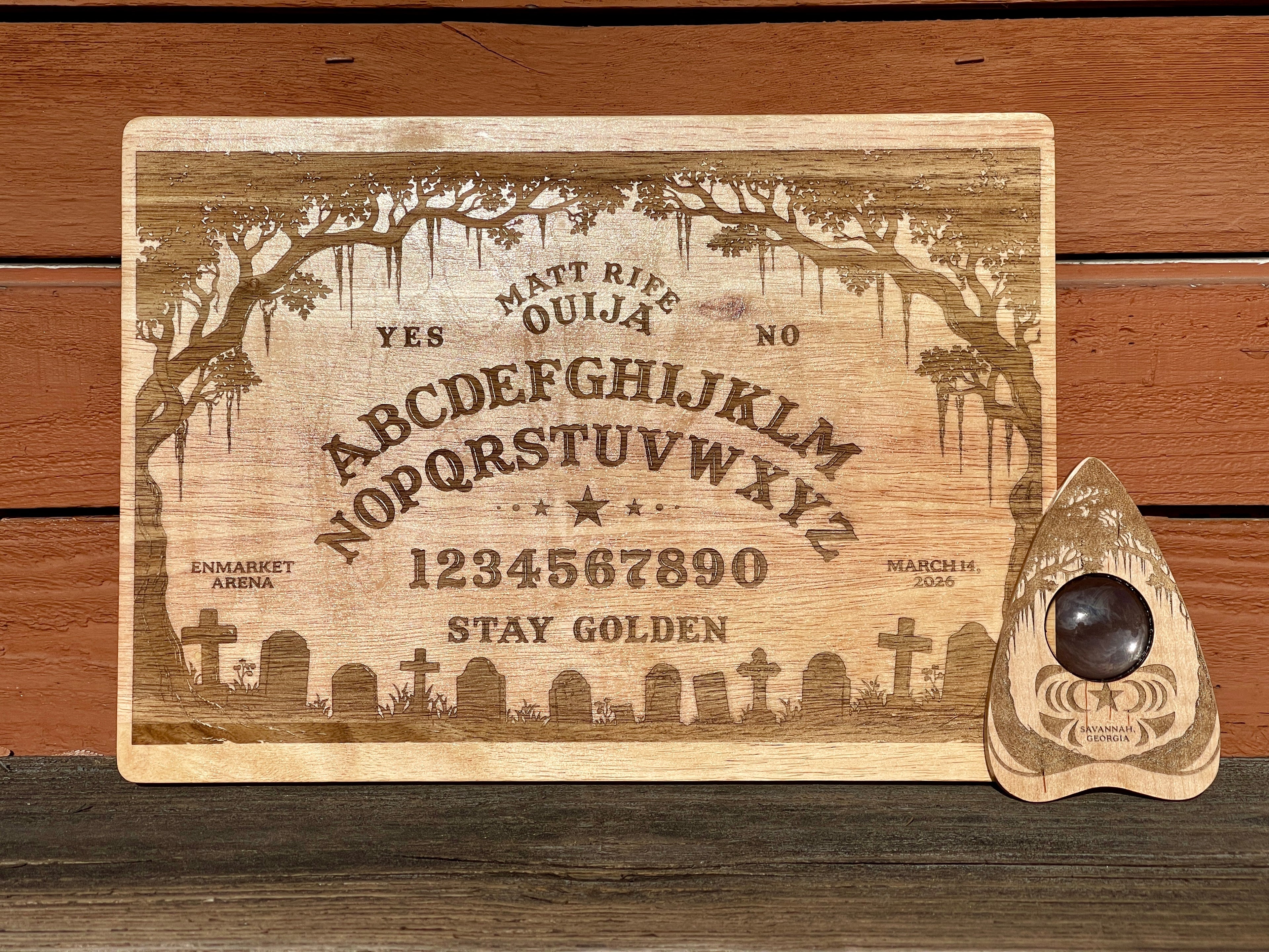 Custom | Photo on Oak Cutting Board