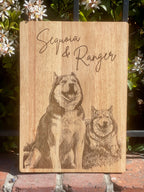 Custom | Photo on Oak Cutting Board