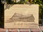 Custom | Photo on Oak Cutting Board
