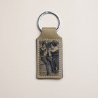 Custom | Laser-Cut Photo Keychain on Leather