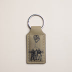 Custom | Laser-Cut Photo Keychain on Leather