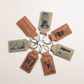 Custom | Laser-Cut Photo Keychain on Leather