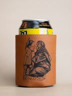 Custom | Laser Cut Leather Photo Can Holder Koozie 12oz