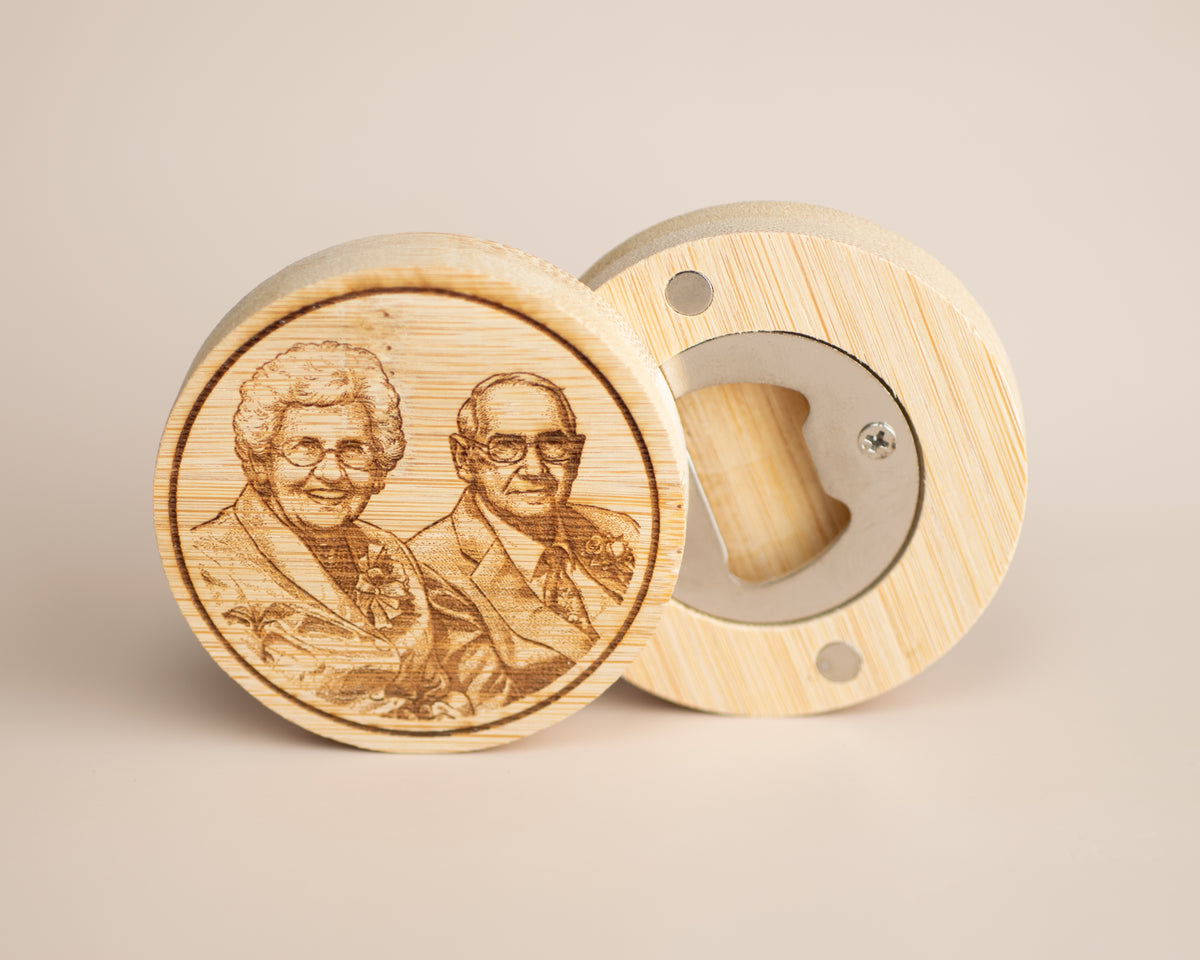 Custom | Bamboo Magnet & Bottle Opener