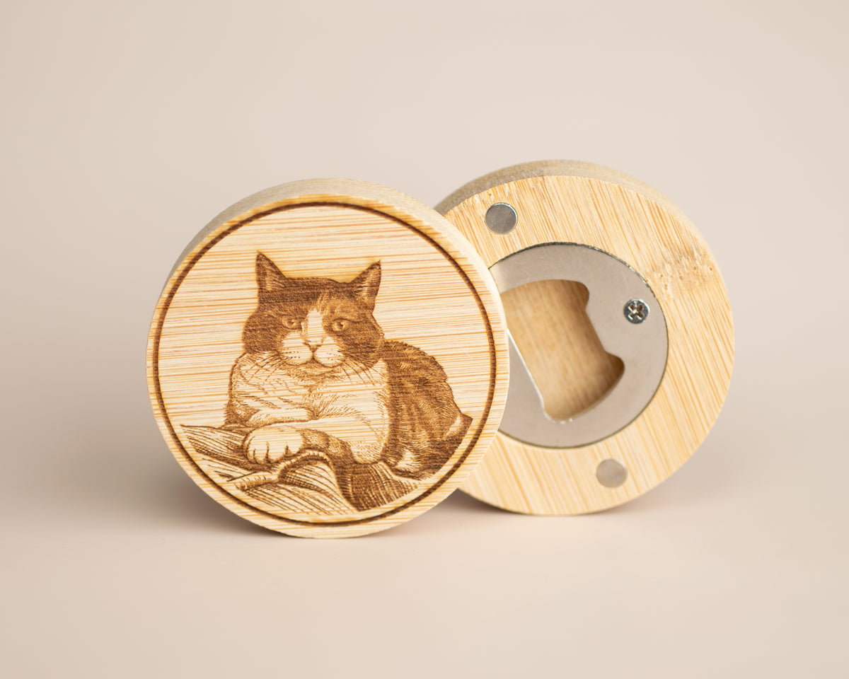 Custom | Bamboo Magnet & Bottle Opener