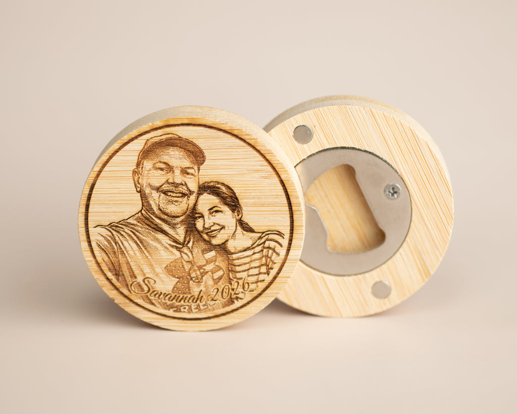 Custom | Bamboo Magnet & Bottle Opener