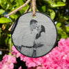 Custom Photo Christmas Ornaments on Slate