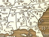 U.S. National Parks, Monuments & More | Pushpin Map on Wood