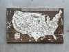 U.S. National Parks, Monuments & More | Pushpin Map on Wood