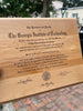 Diploma on Alder Wood Plaque | Laser Engraved
