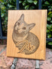 Photos on Alder Wood Plaque | Laser Engraved