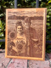 Photos on Alder Wood Plaque | Laser Engraved